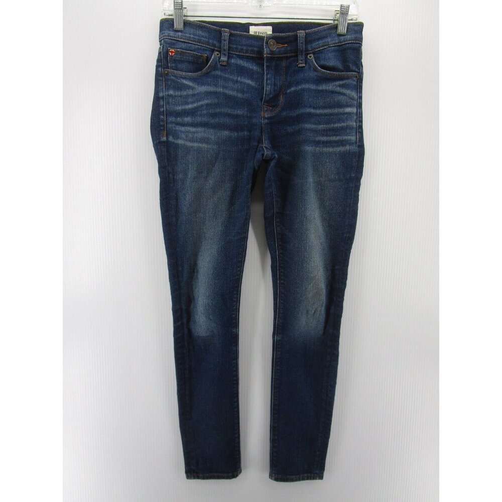 Hudson Jeans 26 Krista Super Skinny Denim Stretch Pants Faded Logo
